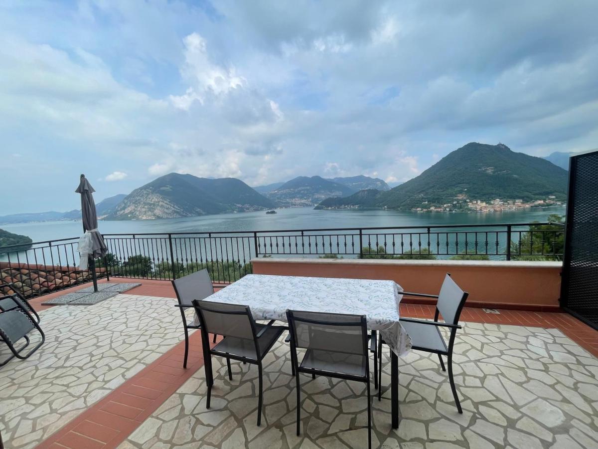 Appartamento Vista Lago D'Iseo Sulzano Eksteriør bilde